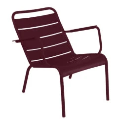 Fermob Luxembourg Low Armchair 37 Fermob Luxembourg Low Armchair -Trit Houses Shop FER C02 0 006 Black Cherry