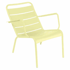 Fermob Luxembourg Low Armchair 36 Fermob Luxembourg Low Armchair -Trit Houses Shop FER C02 0 006 Frosted Lemon