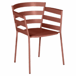 Fermob Rythmic Arm Chair -Trit Houses Shop FER C02 0 039 Red Ochre