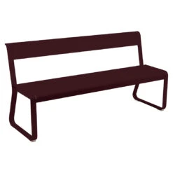 Fermob Bellevie Bench With Backrest 35 Fermob Bellevie Bench With Backrest -Trit Houses Shop FER C03 0 004 Black Cherry