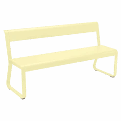 Fermob Bellevie Bench With Backrest 38 Fermob Bellevie Bench With Backrest -Trit Houses Shop FER C03 0 004 Frosted Lemon