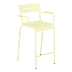 Fermob Luxembourg High Armchair -Trit Houses Shop FER C04 0 011 Frosted Lemon base