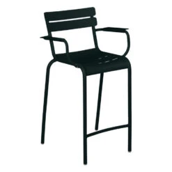 Fermob Luxembourg High Armchair -Trit Houses Shop FER C04 0 011 Liquorice base