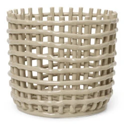 Ferm LIVING Ceramic Large Basket 6 Ferm LIVING Ceramic Large Basket -Trit Houses Shop FML G15 1 001 Cashmere