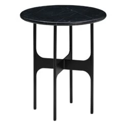 Floema Side Table 16 Floema Side Table -Trit Houses Shop Floema Smalltable Blackmarbletop V1 72dpi