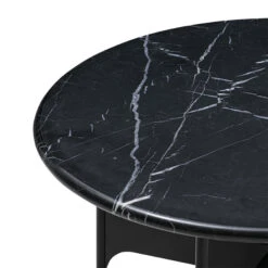Floema Side Table 23 Floema Side Table -Trit Houses Shop Floema Smalltable Blackmarbletop V2 72dpi