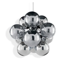 Tom Dixon Globe Burst Chandelier 9 Tom Dixon Globe Burst Chandelier -Trit Houses Shop GlobeBurstChandelierChromeOff Cutout