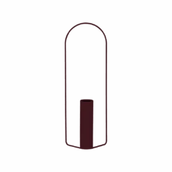 Fermob Itac Cylindrical Vase 16 Fermob Itac Cylindrical Vase -Trit Houses Shop ITAC VASE CYLINDRIQUE CERISE NOIRE