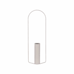 Fermob Itac Cylindrical Vase 18 Fermob Itac Cylindrical Vase -Trit Houses Shop ITAC VASE CYLINDRIQUE GRIS ARGILE
