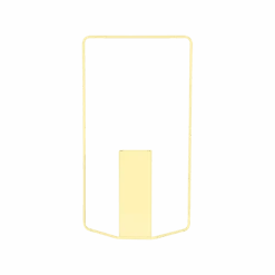 Fermob Itac Rectangular Vase 19 Fermob Itac Rectangular Vase -Trit Houses Shop ITAC VASE RECTANGULAIRE CITRON GIVRE