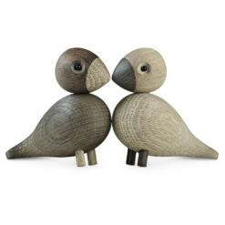 Kay Bojesen Lovebirds -Trit Houses Shop KAY G07 1 007 Oak Smoked Oak 01