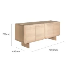 Lark 4 Doors Sideboard 17 Lark 4 Doors Sideboard -Trit Houses Shop LARK SIDE BOARD Product Dimensions
