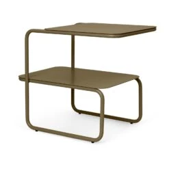 Ferm LIVING Level Side Table 11 Ferm LIVING Level Side Table -Trit Houses Shop Level Side Table Olive 2