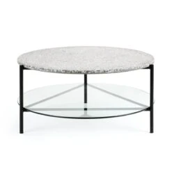 Terrazzo Coffee Table -Trit Houses Shop MAD B02 1 001 Grey Terrazzo 01