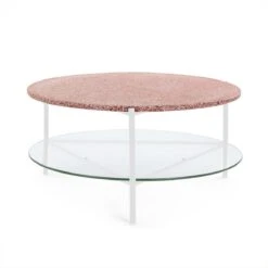 Terrazzo Coffee Table -Trit Houses Shop MAD B02 1 001 Pink Terrazzo 01