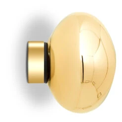 Tom Dixon Melt Mini Surface Lamp 21 Tom Dixon Melt Mini Surface Lamp -Trit Houses Shop MELTSURFACEMINIGOLDSIDE Cutout