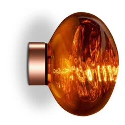Tom Dixon Melt Mini Surface Lamp 23 Tom Dixon Melt Mini Surface Lamp -Trit Houses Shop MELTSURFACEMINILED2COPPERSIDEON Cutout
