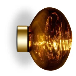 Tom Dixon Melt Mini Surface Lamp 24 Tom Dixon Melt Mini Surface Lamp -Trit Houses Shop MELTSURFACEMINILED2GOLDSIDEON Cutout