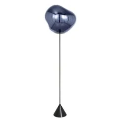 Tom Dixon Melt Cone Slim Floor Lamp 9 Tom Dixon Melt Cone Slim Floor Lamp -Trit Houses Shop MELT CONE Slim Floor 50cmSmoke LED Side Off NoShadow
