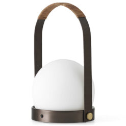 Carrie Portable Brass Table Lamp