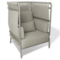 Mindo 106 High Back Lounge Chair -Trit Houses Shop MIN C01 0 004 Silver Grey