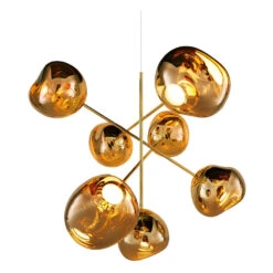 Tom Dixon Melt Large Chandelier 18 Tom Dixon Melt Large Chandelier -Trit Houses Shop MeltChandelierLargeGoldDiffuser