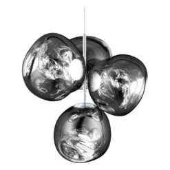Tom Dixon Melt Small Chandelier 36 Tom Dixon Melt Small Chandelier -Trit Houses Shop MeltChandelierSmallChromeFrontDiffuser