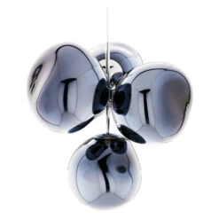 Tom Dixon Melt Small Chandelier 27 Tom Dixon Melt Small Chandelier -Trit Houses Shop MeltChandelierSmallSmokeFrontOff