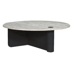 Pivot Round Travertine Coffee Table 9 Pivot Round Travertine Coffee Table -Trit Houses Shop NAT B02 1 005 Black 02 4bd1baad 00c5 443b 951e 2d09d2260a05
