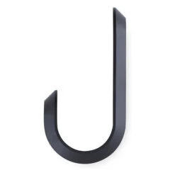 Normann Copenhagen Curve Mini Hooks - Set Of 2 13 Normann Copenhagen Curve Mini Hooks - Set Of 2 -Trit Houses Shop NOC G20 1 005 Matt Black 02