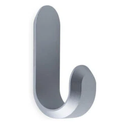 Normann Copenhagen Curve Mini Hooks - Set Of 2 16 Normann Copenhagen Curve Mini Hooks - Set Of 2 -Trit Houses Shop NOC G20 1 005 Matt Silver 01