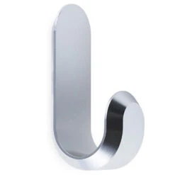 Normann Copenhagen Curve Mini Hooks - Set Of 2 18 Normann Copenhagen Curve Mini Hooks - Set Of 2 -Trit Houses Shop NOC G20 1 005 Silver 01