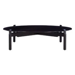 Notch Round Coffee Table 17 Notch Round Coffee Table -Trit Houses Shop Notch Coffeetable Roundlarge Black O1100 V2 72dpi
