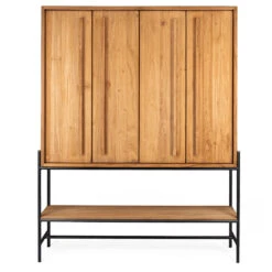 DBodhi Outline Cabinet - 4 Doors/1 Open Rack