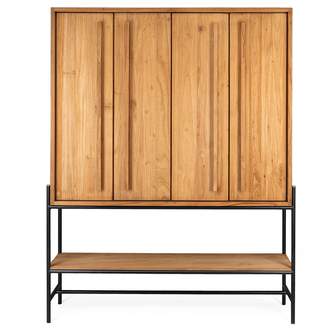 DBodhi Outline Cabinet - 4 Doors/1 Open Rack 1 DBodhi Outline Cabinet - 4 Doors/1 Open Rack