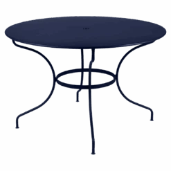Fermob Opera+ Round Table -Trit Houses Shop OPERA TABLE D117 BLEU ABYSSE