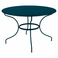 Fermob Opera+ Round Table -Trit Houses Shop OPERA TABLE D117 BLEU ACAPULCO