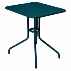 Fermob Petale Table -Trit Houses Shop PETALE TABLE 60x70 BLEU ACAPULCO