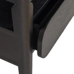 Paru Bedside Table -Trit Houses Shop Paru Bedside Table Black Oak Grey Marble 07