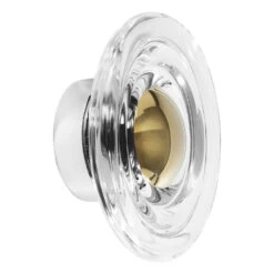 Tom Dixon Press Surface Lamp 15 Tom Dixon Press Surface Lamp -Trit Houses Shop PressSurfaceMiniClear Gold ANGLEOFF NoShadow