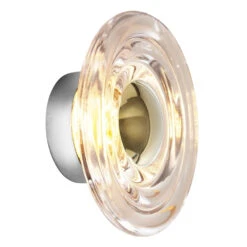 Tom Dixon Press Surface Lamp 17 Tom Dixon Press Surface Lamp -Trit Houses Shop PressSurfaceMiniClear2700K Gold ANGLEON NoShadow