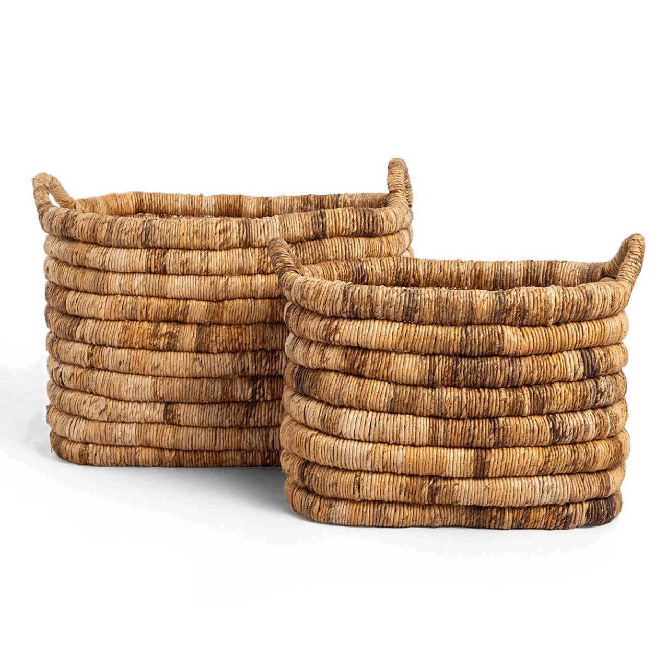 DBodhi Caterpillar Sago Rectangular Basket Two Tone - Set Of 2 1 DBodhi Caterpillar Sago Rectangular Basket Two Tone - Set Of 2