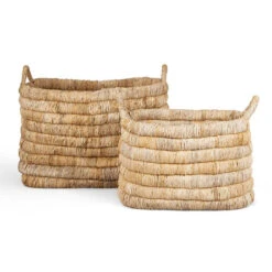 DBodhi Caterpillar Sago Rectangular Basket - Set Of 2