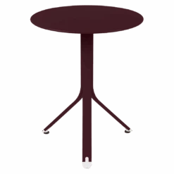 Fermob RestO Round Table 36 Fermob RestO Round Table -Trit Houses Shop REST O TABLE D60 CERISE NOIRE