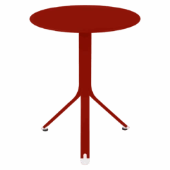 Fermob RestO Round Table 38 Fermob RestO Round Table -Trit Houses Shop REST O TABLE D60 COQUELICOT