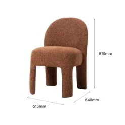 Sahara Dining Chair -Trit Houses Shop SAHARA DINING CHAIR ProductDimensions
