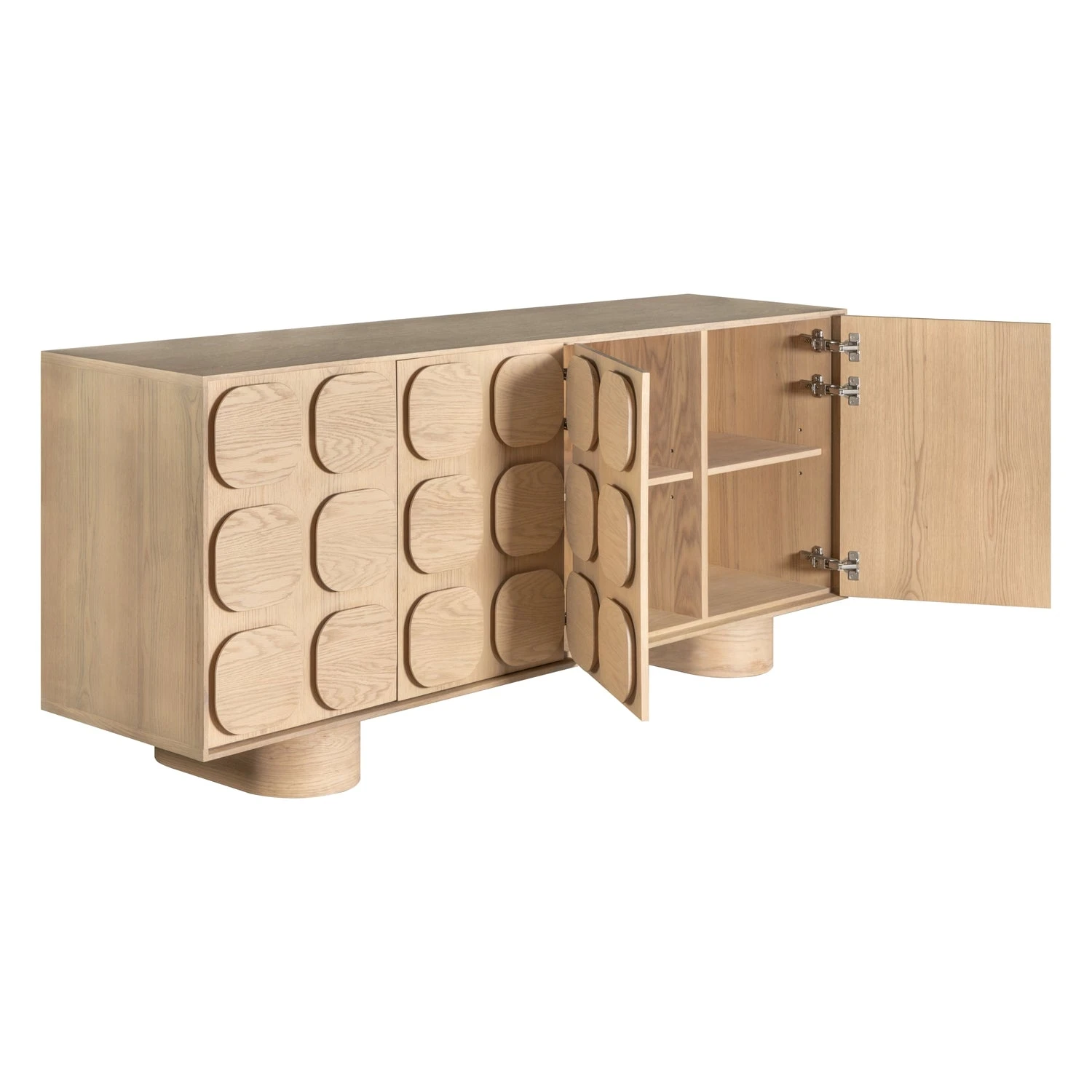 Tansu 4 Doors Sideboard 3 Tansu 4 Doors Sideboard - Image 3