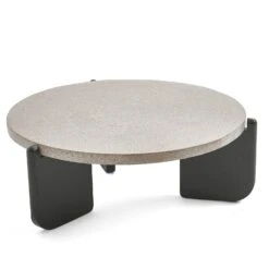 Native Terrazzo Coffee Table - Large 15 Native Terrazzo Coffee Table - Large -Trit Houses Shop SKI B02 1 012 Warm Grey Terrazzo Black Oak 01