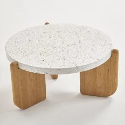 Native Terrazzo Tall Coffee Table - Small 13 Native Terrazzo Tall Coffee Table - Small -Trit Houses Shop SKI B02 1 013 Nougat Terrazzo Light Oak 01 cab3b039 2694 44ff b03e b476dbf301c3
