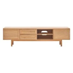 Yorke Timber TV Unit - 2 Drawers/2 Doors